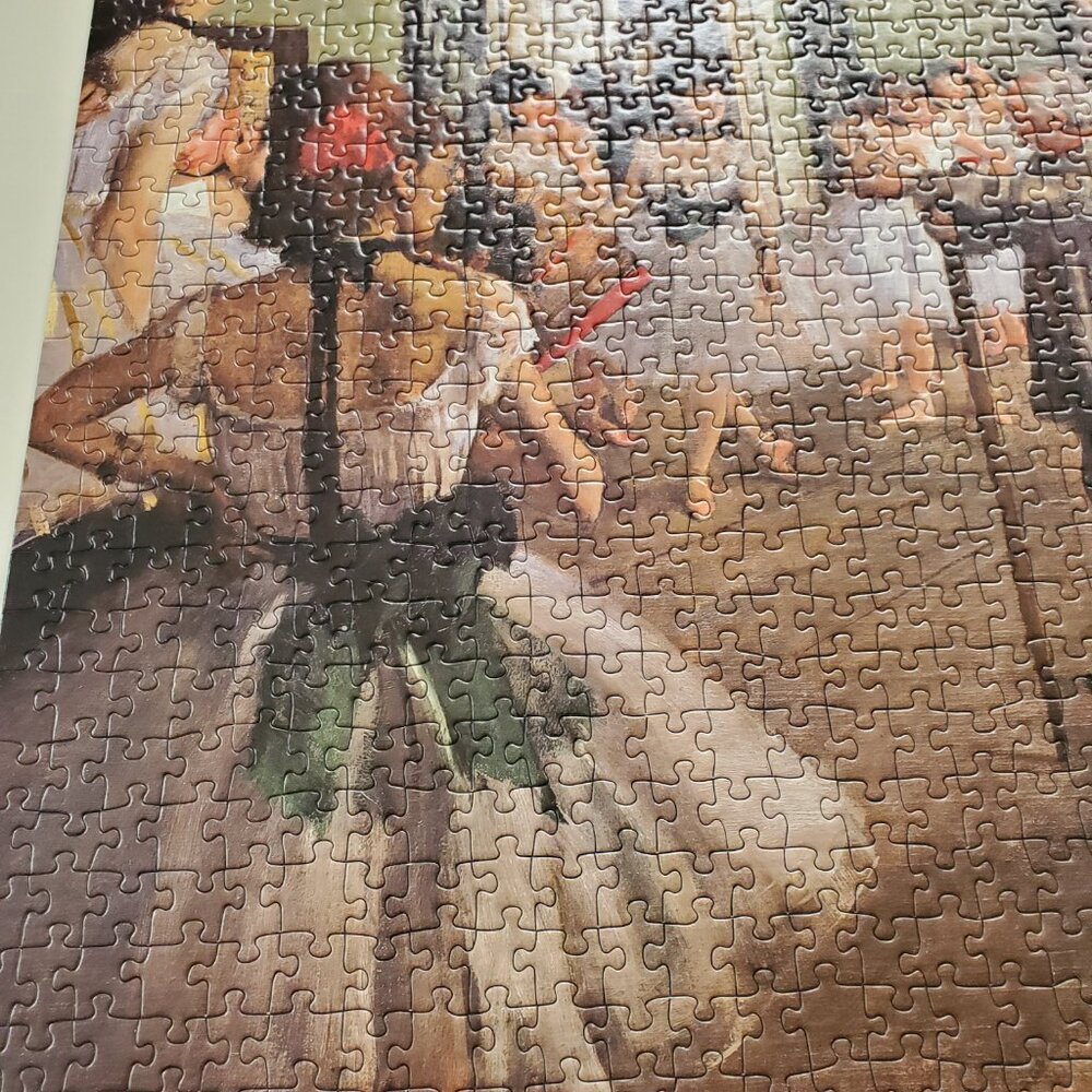 Ravensburger 1000 Piece Puzzle "Degas: The School of Dance" - Picture 6 of 9